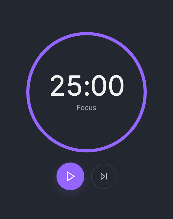 The widget's compact layout